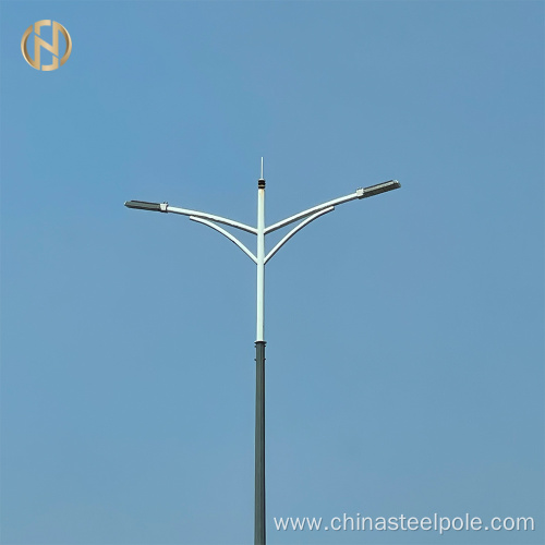 12M 15M Single /Double Arm Lighting Pole